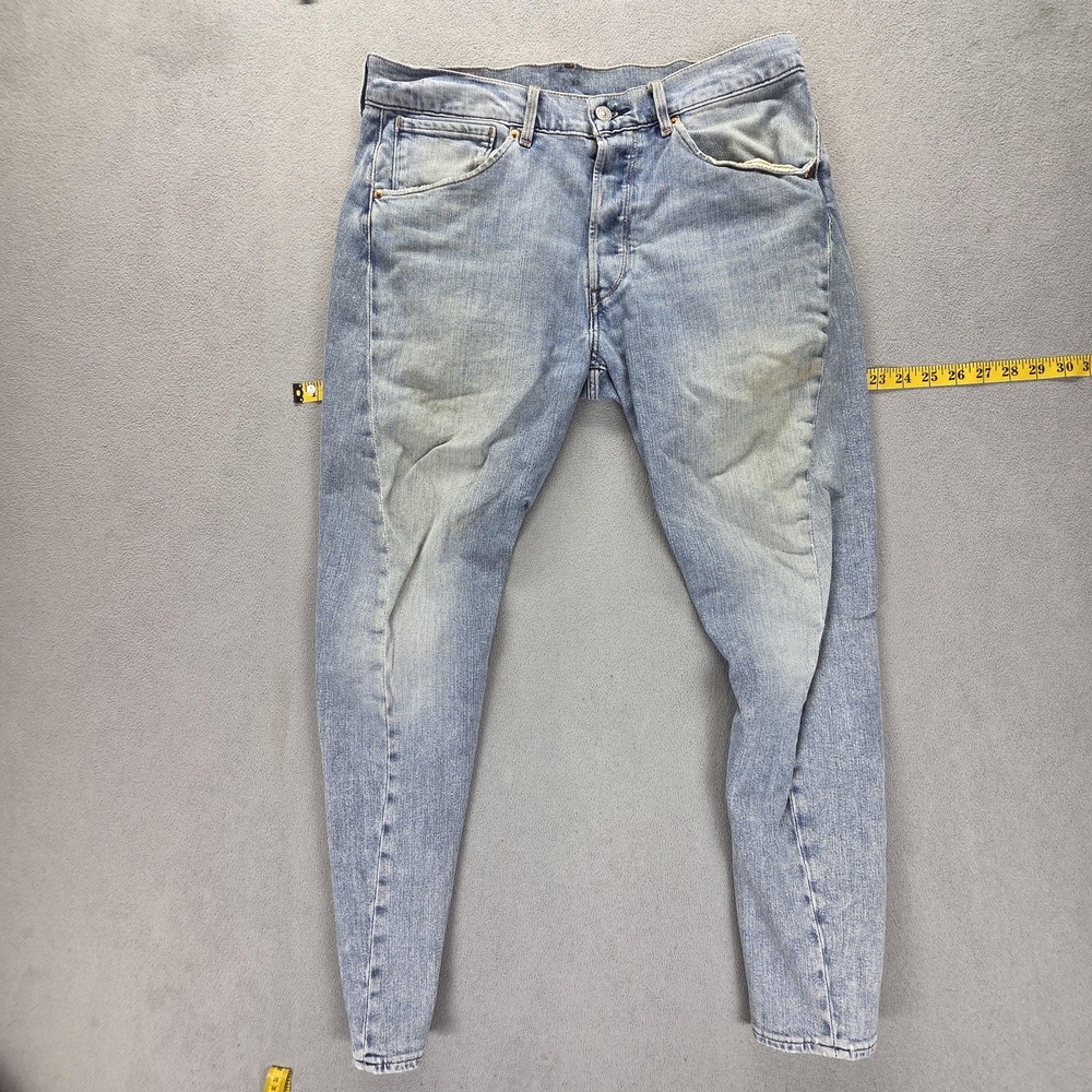 Vintage Levis Engineered Jeans Mens 32x30 Blue Twisted Red Patch Button Fly